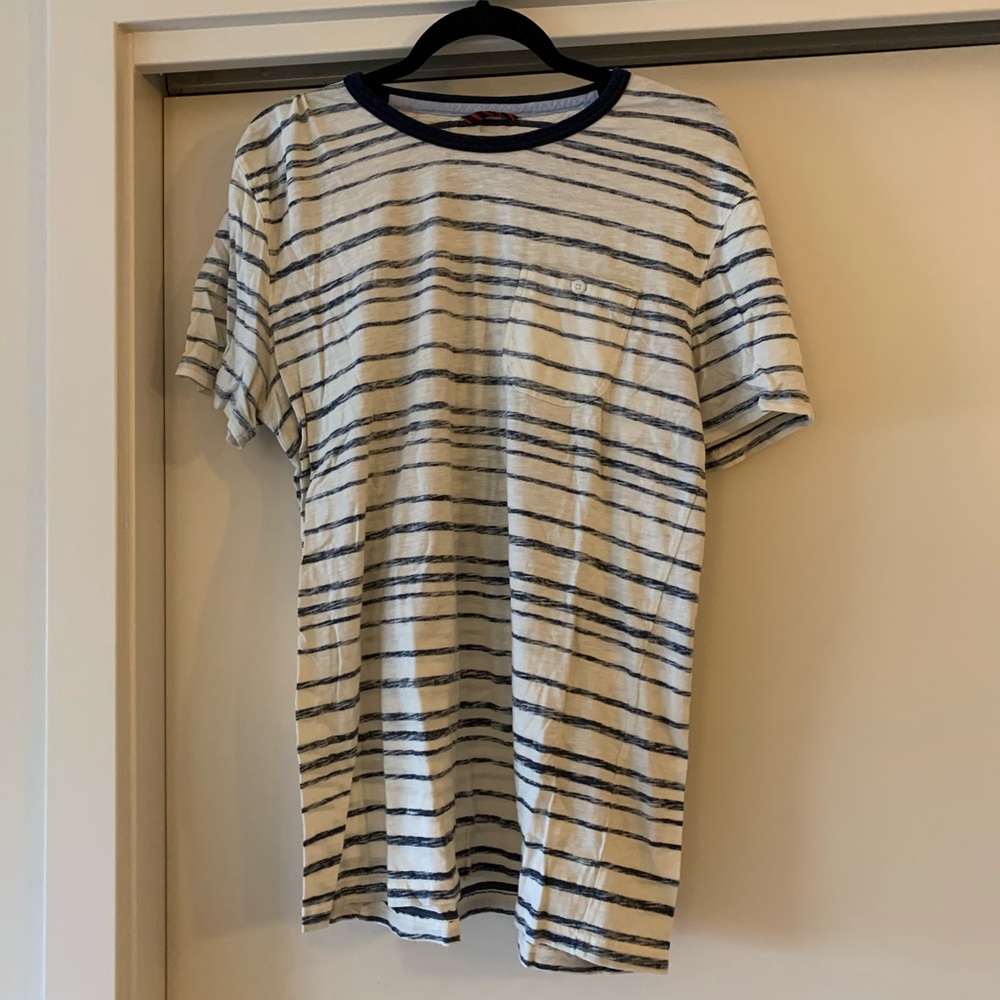1901 Striped Pocket Tee